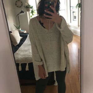 Carly Jean Los Angeles Rhea Sweater - Oatmeal